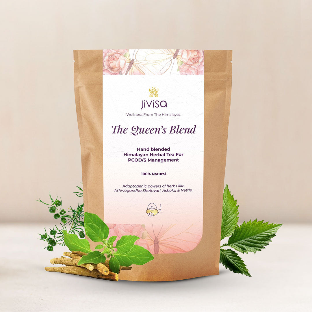 The Queens Blend | Tea Blend For Managing PCOD/S | Shop Ayurvedic Tea Blends|Main