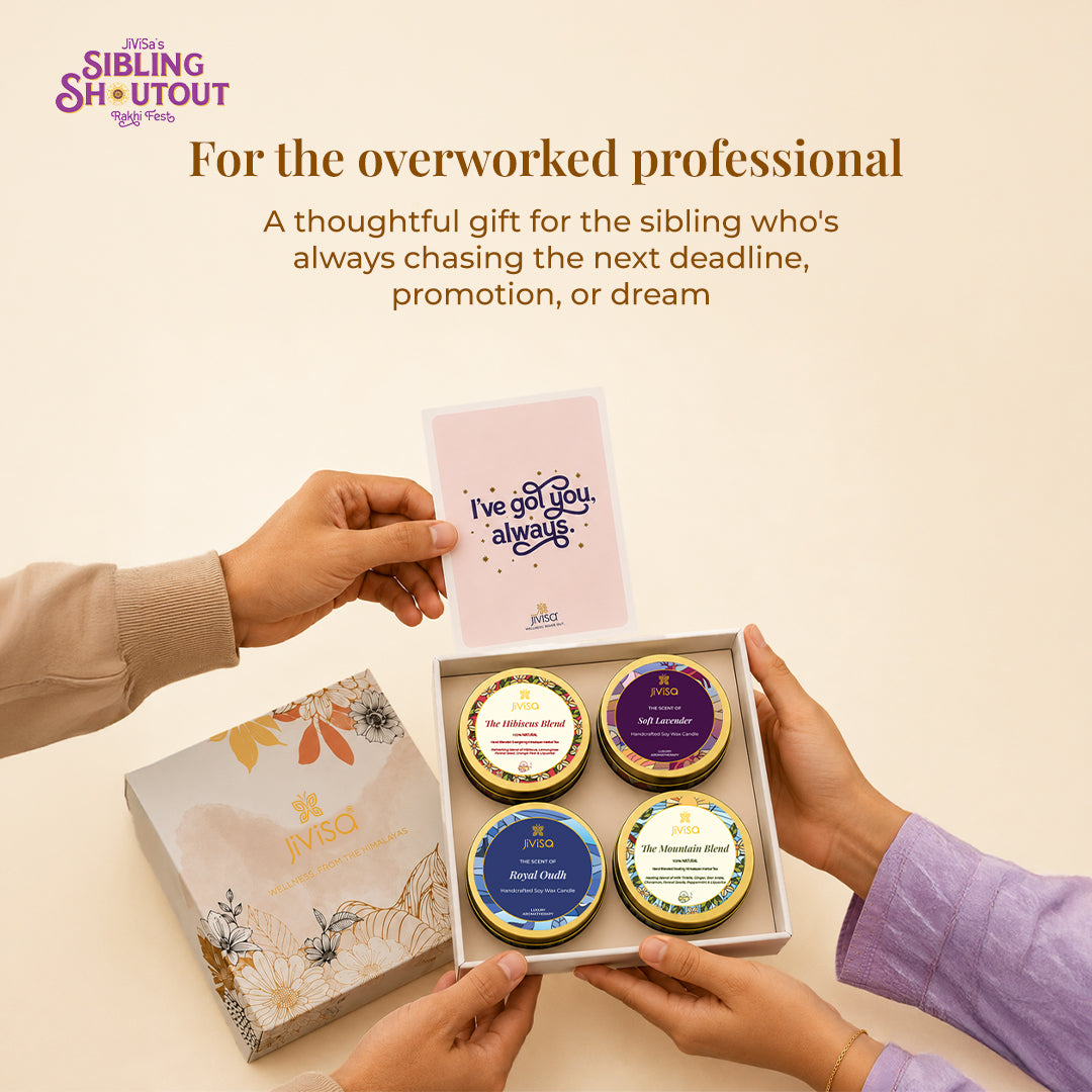 Himalayan Herbal Tea &amp; Candle Gift Box