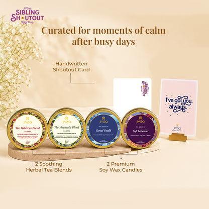 Himalayan Herbal Tea &amp; Candle Gift Box