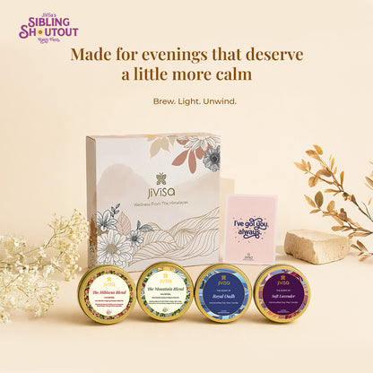 Himalayan Herbal Tea &amp; Candle Gift Box