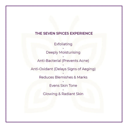 JiViSa Seven Spice soap experience: exfoliating, moisturizing, anti-bacterial, and glowing radiant skin benefits