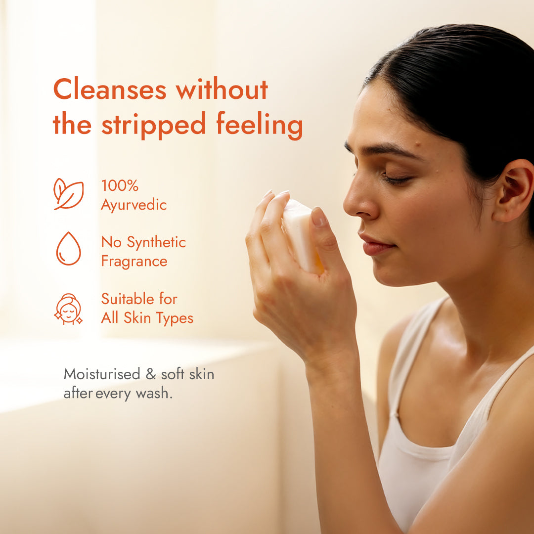 100% Ayurvedic Handmade Soaps (4 x 100g)