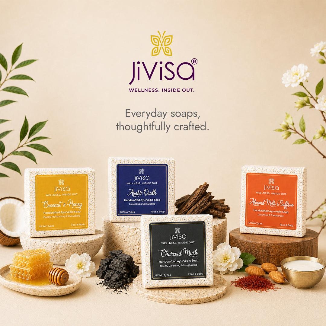 100% Ayurvedic Handmade Soaps (4 x 100g)