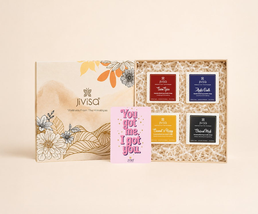 Handmade Ayurvedic soap gift box for corporate gifting