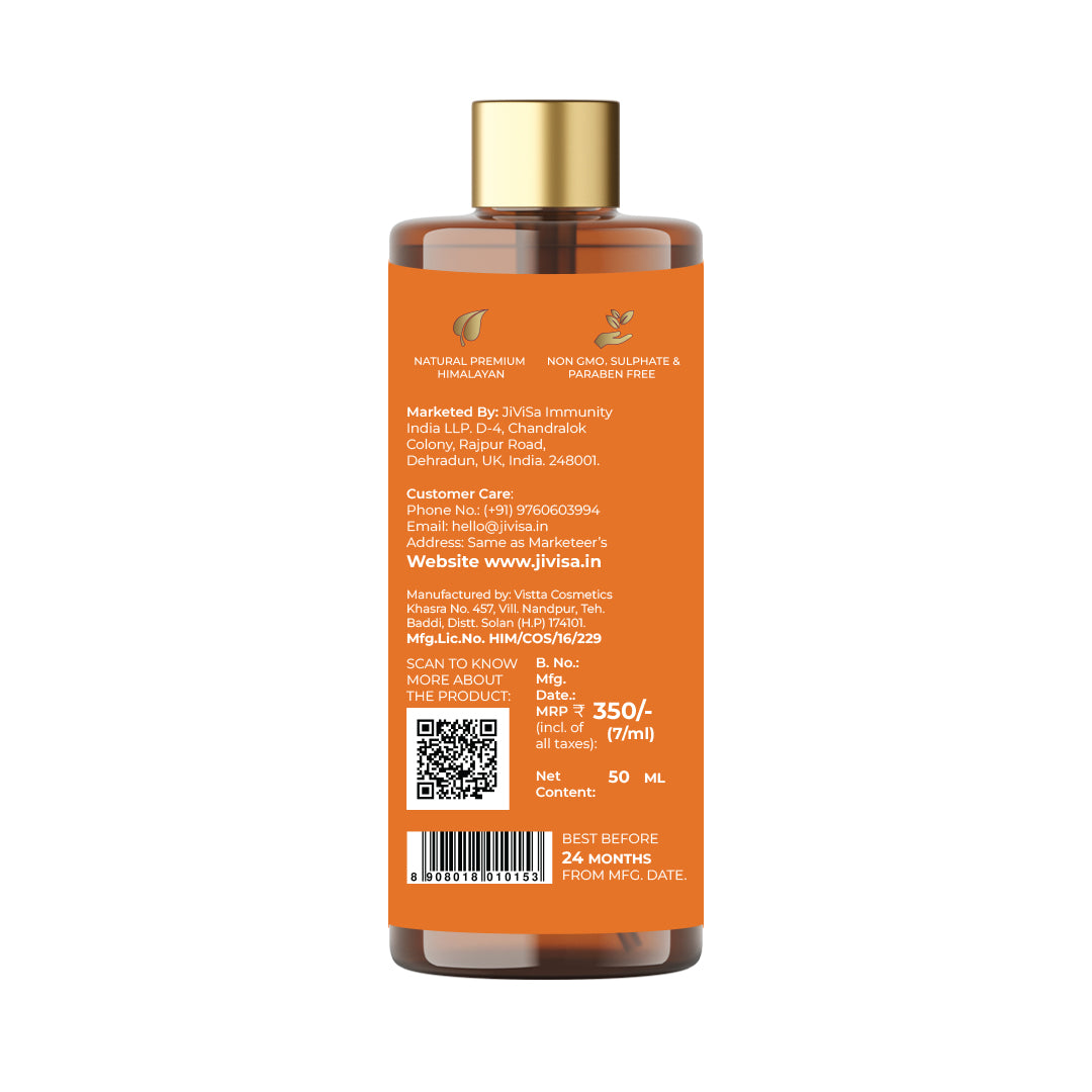 Back image of Tarang ALIVE Gel Body Cleanser - JiViSa 50ml Bottle