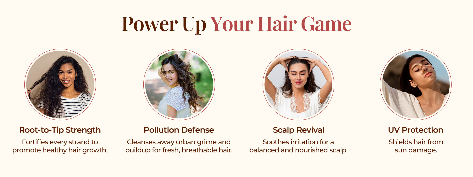 JiViSa Varta Fortify Hair Cleanser is designed to "Power Up Your Hair Game" by offering four essential benefits for complete hair care. It provides Root-to-Tip Strength, fortifying every strand to support healthy hair growth. It also offers Pollution Defense, effectively cleansing away urban grime and buildup to leave your hair fresh and breathable. The formula promotes Scalp Revival by soothing irritation for a balanced and nourished scalp, and includes UV Protection to shield hair from sun damage.