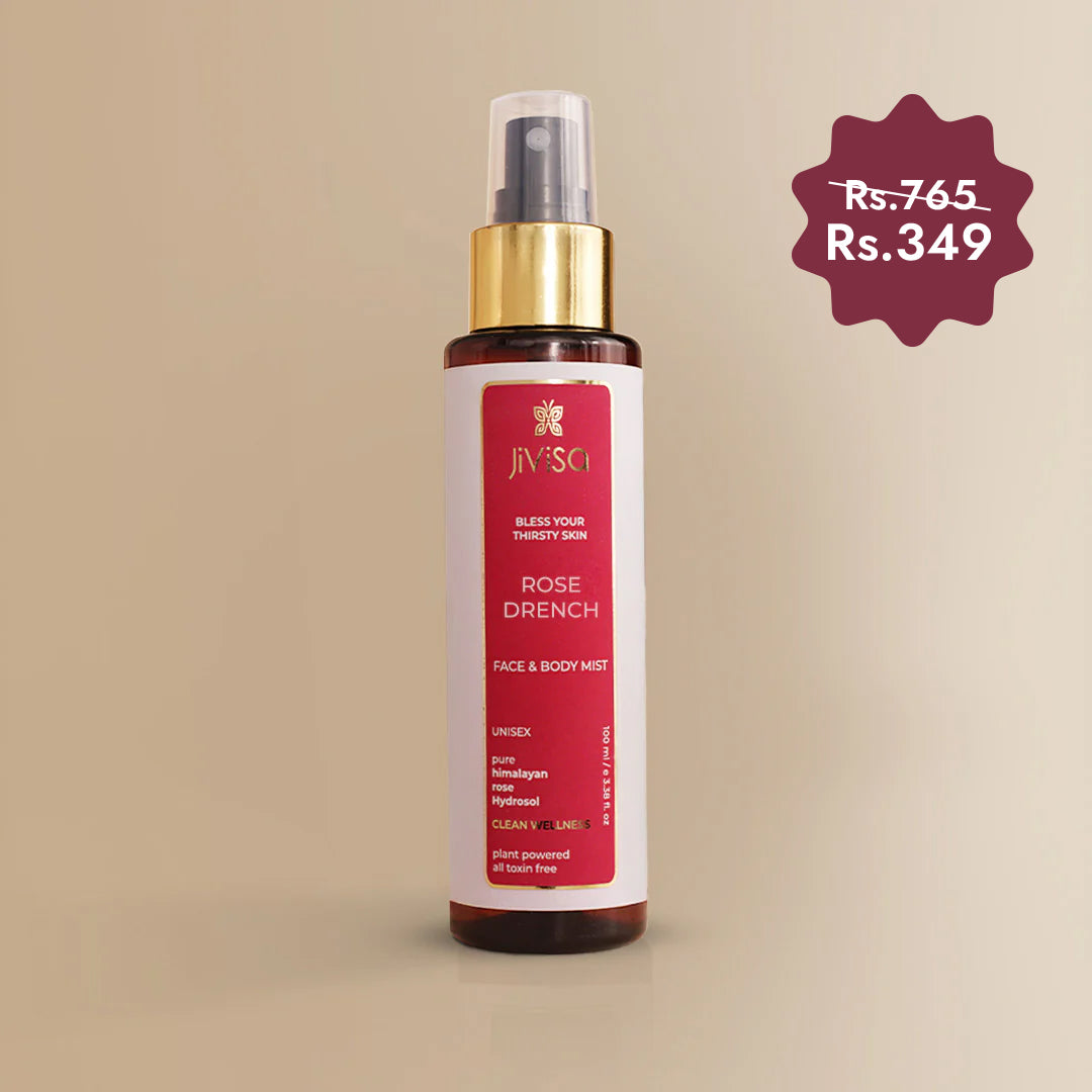 Rose Drench Hydrating Face Mist with Himalayan Rose Water (100ML)