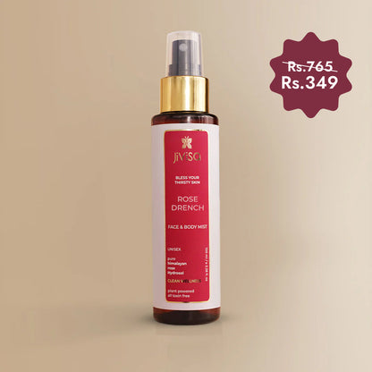 Rose Drench Hydrating Face Mist with Himalayan Rose Water (100ML)